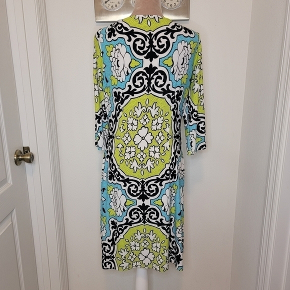 London Style, Size 8, Brightly Printed Floral Dress, EUC - Picture 4 of 8